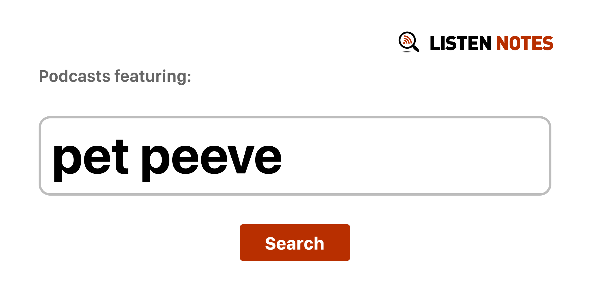 Pet Peeve Top podcast episodes